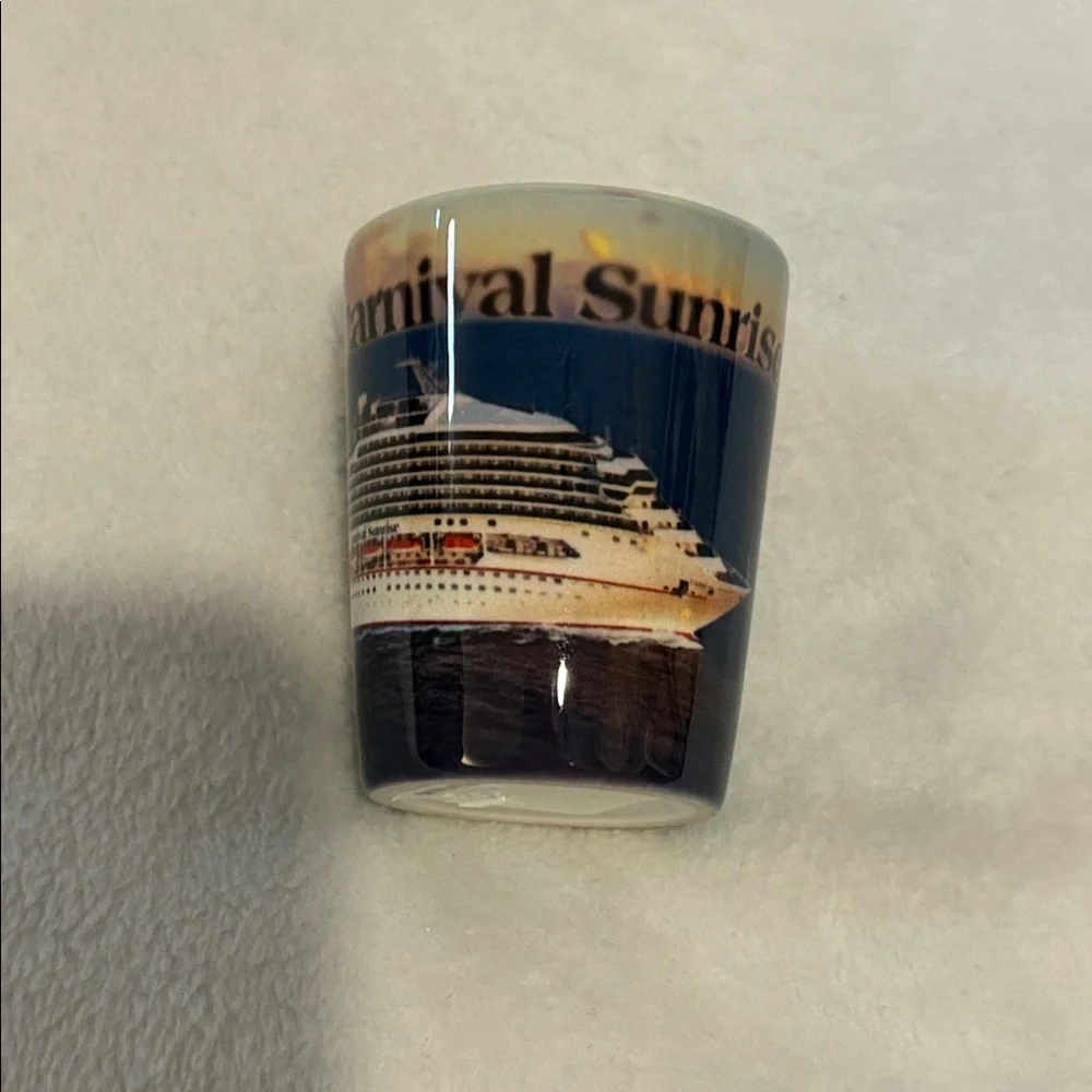 Carnival Cruise Line Shot Glass and mug lot of 9 discontinued
